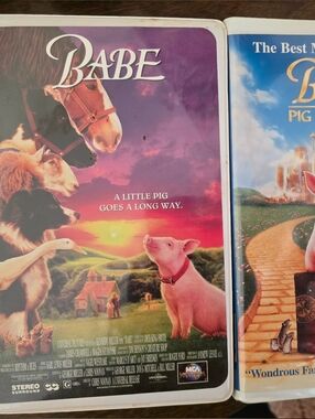 Universal Babe & Babe Pig In The City VHS Tapes - Vintage